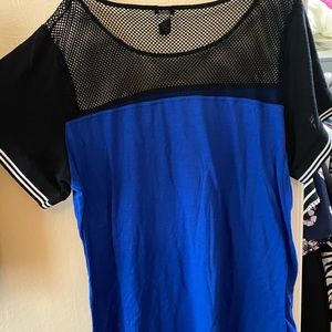 Torrid Mesh Baseball Tee Size 4